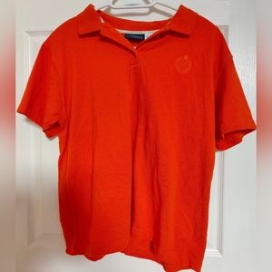 Liz Claiborne Orange Polo Shirt